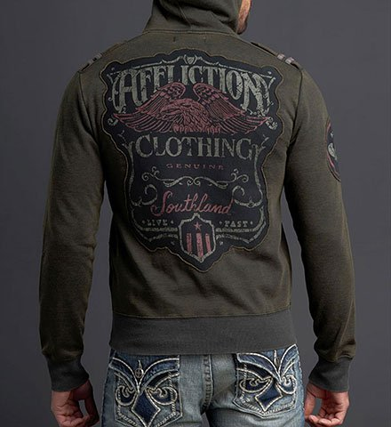 Толстовка Affliction Black Horse Hoody ціна